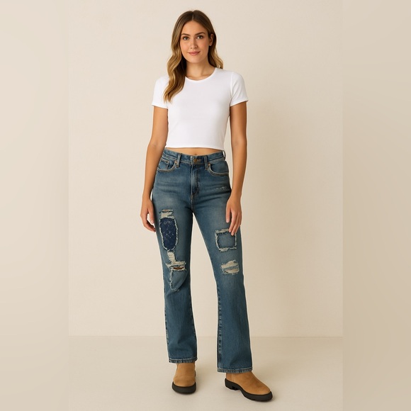 True Religion Patchwork Boot Cut Jeans Size 29 Women’s - Picture 1 of 9